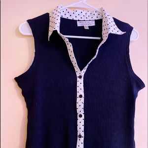 Carolyn Taylor Polkadot Top